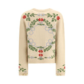 Beige Alpaca Vicugna Pacos Cardigan